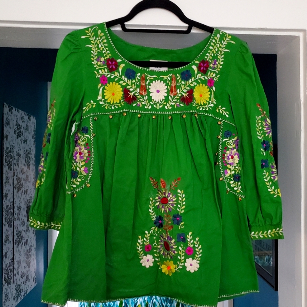 Embroidered babydoll